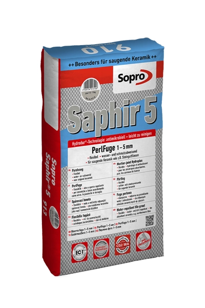 Saphir-5 flexibilis fugázó 15 kg FEHÉR-10 Sopro
