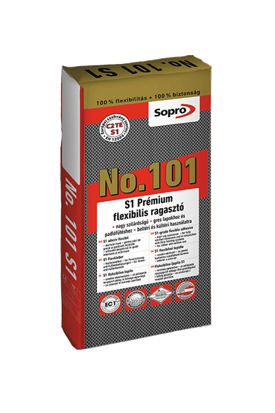 NO101-S1 Flexibilis csemperagasztó 25 kg Sopro