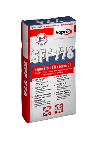 SFF776-S1 Fehér Flexibilis ragasztó 20 kg Sopro