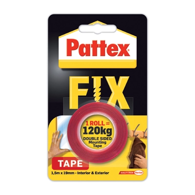 Pattex Fix Montázs Kétold.rag.szalag 120 kg/szalag
