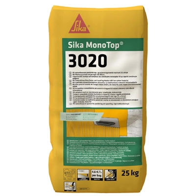 Sika MonoTop-3020 kiegyenlítő habarcs 1-5mm 25 kg