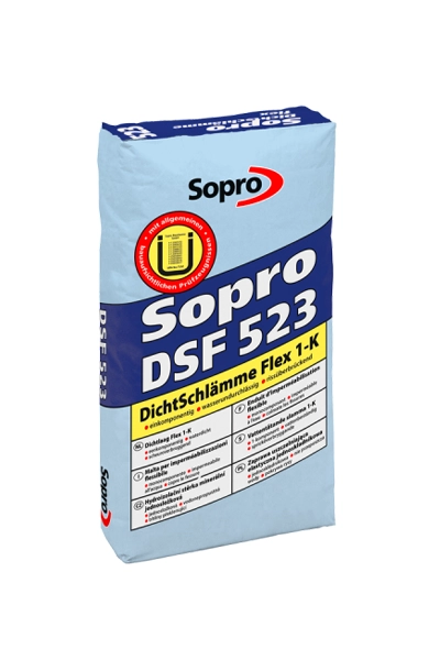 DSF523 1komp. flexibilis szigetelő habarcs Sopro